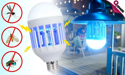 2-in-1 LED Light & Bug Zapper!